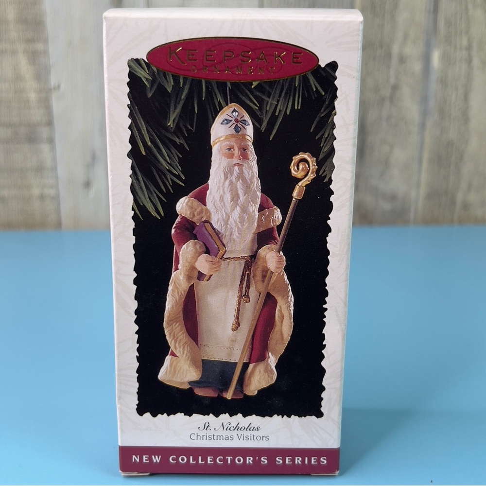 Hallmark Keepsake Ornament St. Nicholas Christmas Visitors Series Handcrafted